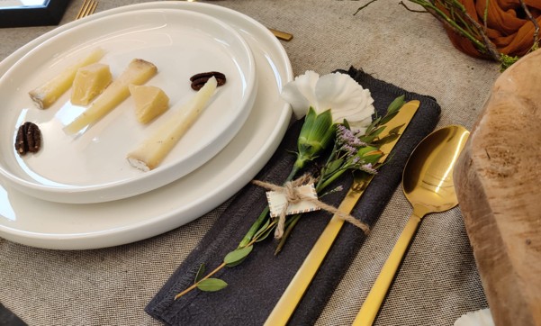 tafel met kaasbordje rechthoek
