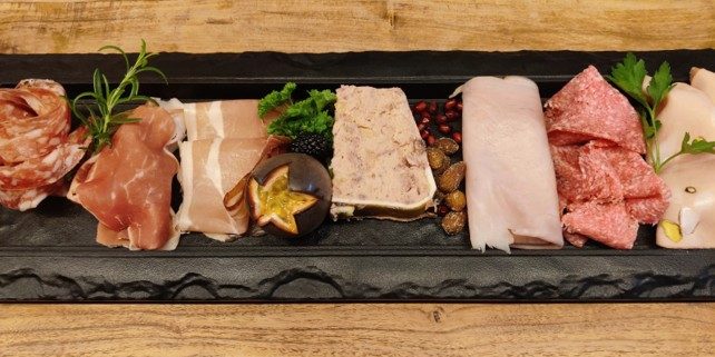 charcuterieschotel voor 1 pers